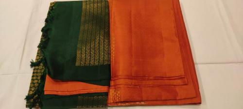 SOFT SILK SAREE WITH BLOUSE